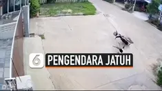 RANTAI MOTOR PUTUS, PENGENDARA JATUH TERPENTAL