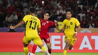 Timnas Indonesia U-23 0-0 melawan Malaysia U-23 pada laga terakhir Grup A Piala AFF U-23 2025 di Stadion Utama Gelora Bung Karno, Jakarta, Senin (21/7/2025). (Bola.com/Abdul Aziz)