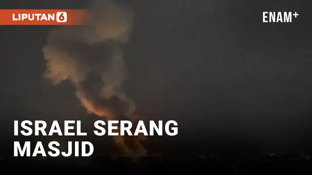 VIDEO: Serangan Udara Israel Terhadap Masjid di Pusat Gaza Menewaskan 19 Orang