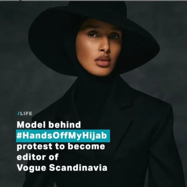 Rawdah Mohamed Jadi Editor Fesyen Berhijab Pertama di Vogue Skandinavia
