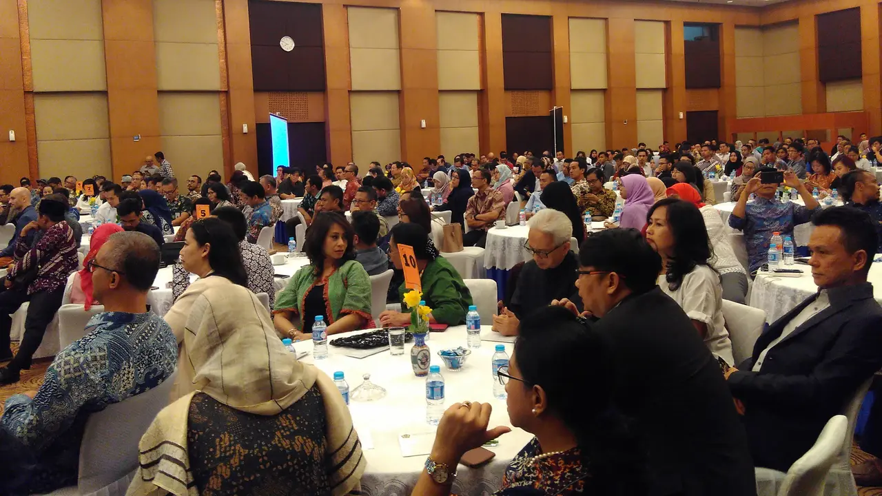 Menkeu Sri Mulyani kumpulkan para penulis dan penerbit buku (Foto: Fiki Liputan6.com)