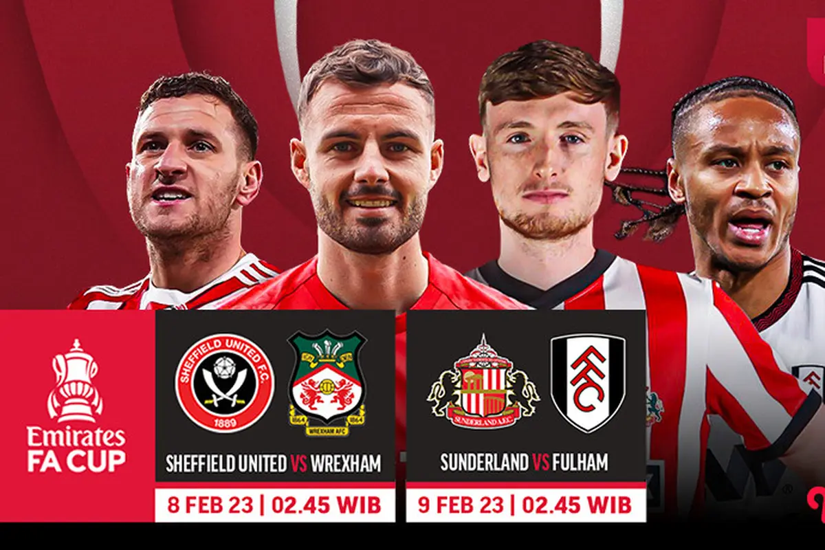 Siaran Langsung Laga Ulang FA Cup Putaran Keempat 8 dan 9 Februari 2023 di Vidio