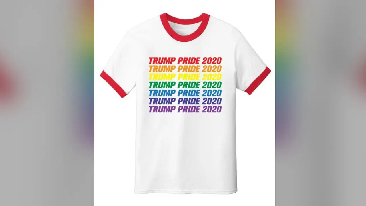 Kaos LGBT yang dijual Donald Trump untuk pilpres 2020.