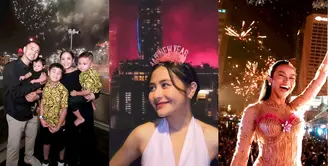 Pasangan selebriti Al Ghazali dan Alyssa Daguise mencuri perhatian dengan penampilan serasi mereka di Bangkok. Alyssa tampil anggun dalam strapless dress putih yang memancarkan aura chic dan sophisticated, sementara Al memilih kemeja hitam simpel namun berkelas. Nuansa hitam putih mereka benar-benar menyatu dengan latar gemerlap kembang api yang menerangi langit kota. [@alghazali7].