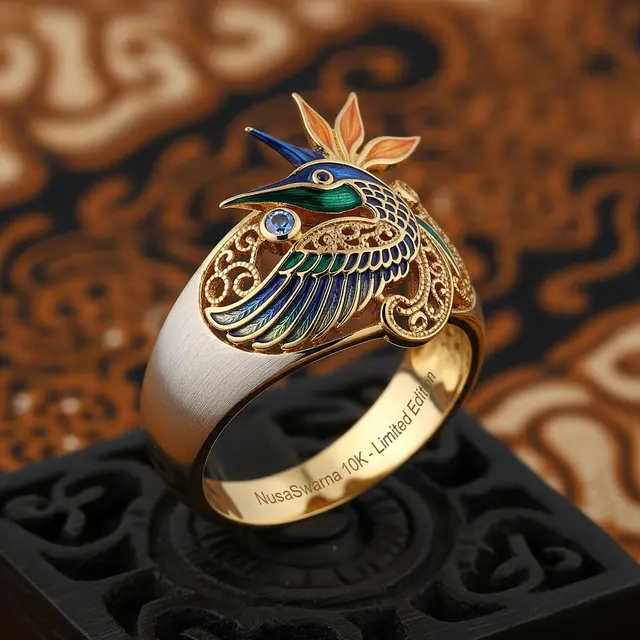 Model Cincin Emas Cendrawasih (Image by Gemini AI)