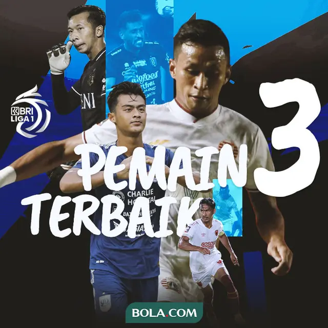 BRI Liga 1 - Ilustrasi 3 Pemain Terbaik
