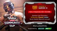 Link Live Streaming Vidio Community Cup Season 13 PUBGM Series 13 Malam Ini. (Sumber : dok. vidio.com)