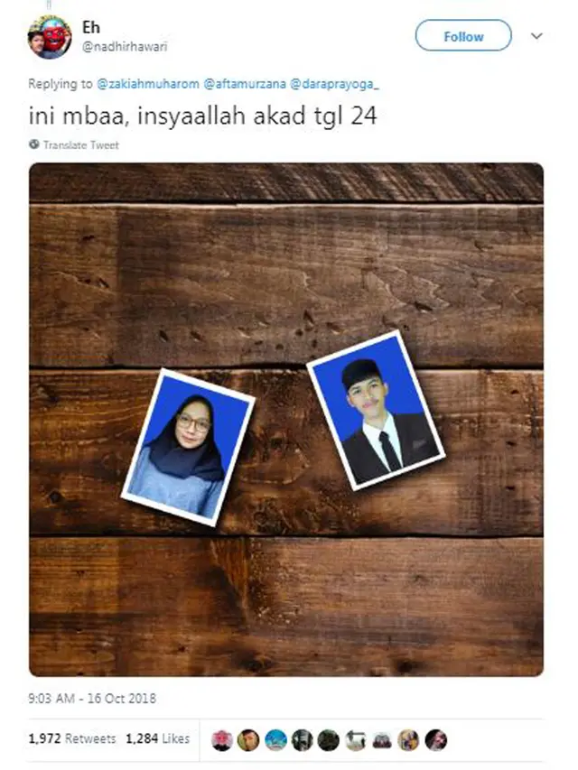 Berawal Iseng Minta Fotonya Diedit, Kisah PDKT Pasangan Ini Viral
