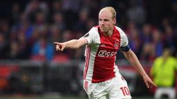 1. Davy Klaassen - Gelandang 27 tahun ini pindah ke Everton dari Ajax pada musim panas 2017. Namun, Klaassen hanya membuat tujuh penampilan di Premier League untuk Everton dan pergi pada musim panas berikutnya dengan setengah harga. (AFP/Patrik Stollarz)