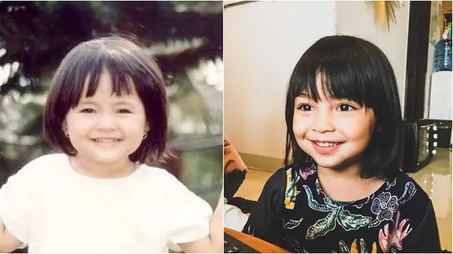 Selain Ashanty, Foto 5 Artis Cantik Saat Kecil Ini Mirip dengan Anaknya