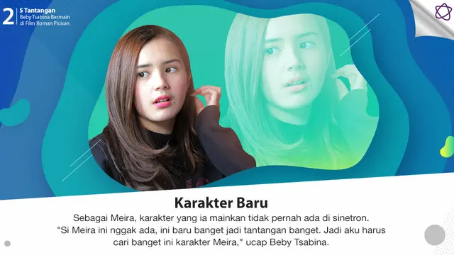 5 Tantangan Beby Tsabina Bermain di Film Roman Picisan.