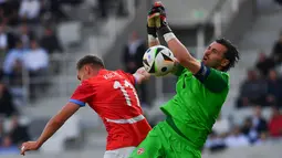 Ceko berhasil meraih kemenangan 2-1 atas Makedonia Utara. (Michal Cizek / AFP)
