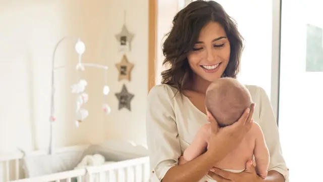 Ilustrasi ibu dan anak