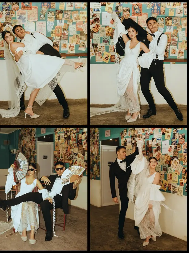 Tampil Serasi, Ini 8 Momen Prewedding Bintang FTV Debi Sagita dan Marco Ivanos