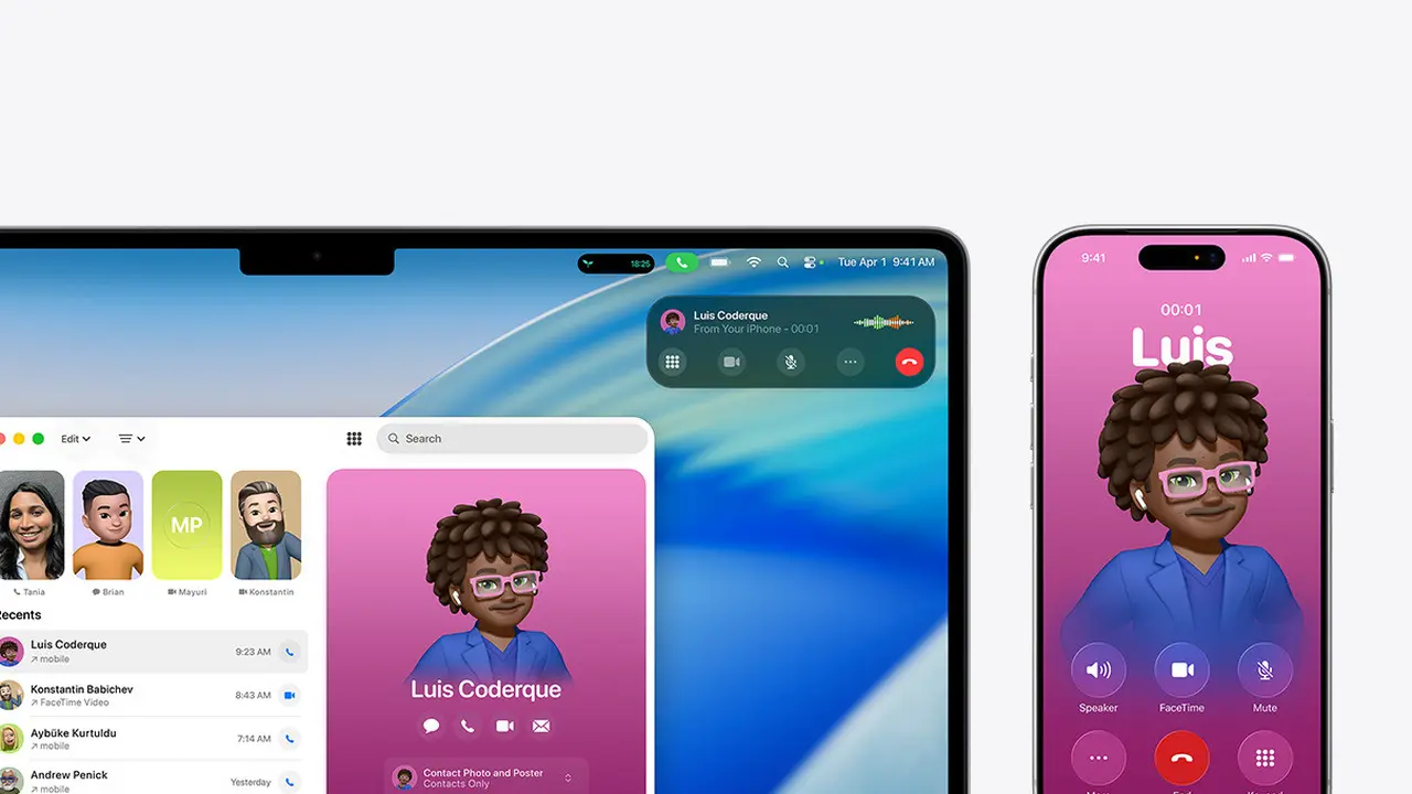 Ilustrasi Fitur Menu Bar dan Live Activities di macOS Tahoe 26.
