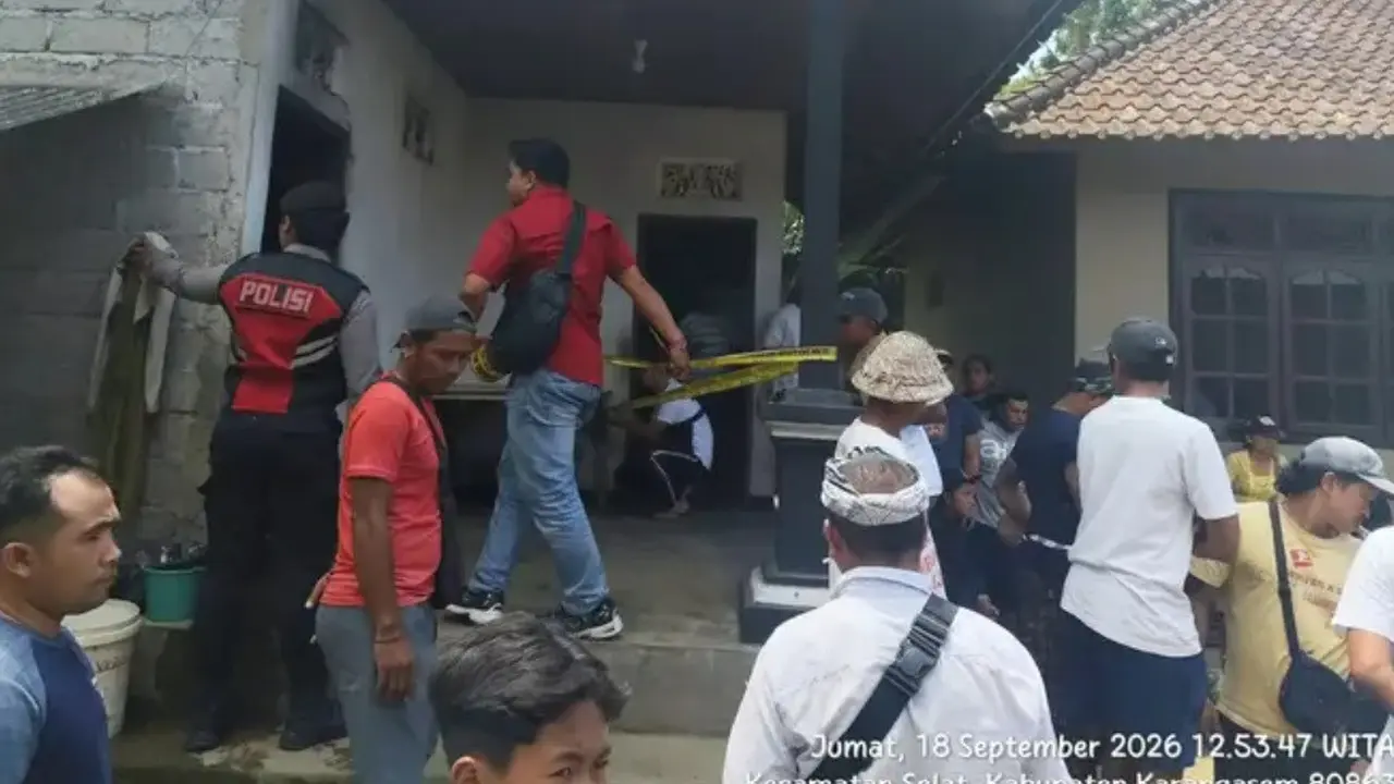 Sopir di Karangasem dibakar