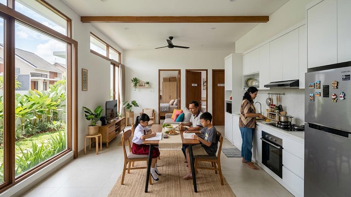 8 Desain Rumah 3 Kamar Tetap Lega Tanpa Menambah Luas Bangunan, Dijamin Hemat Biaya