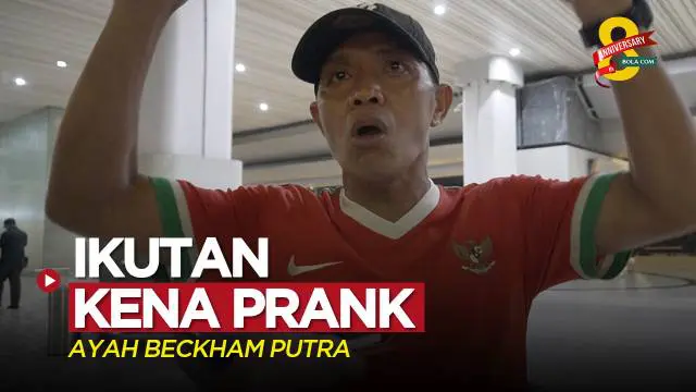 Berita video cerita ayah pemain Timnas Indonesia U-22, Beckham Putra, yang juga kena prank saat final sepak bola putra SEA Games 2023, Kamis (18/5/2023) malam hari WIB.