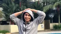 Berikut gaya maskulin dan kasual dari Aprilia Manganang, atlet voli putri Indonesia di luar lapangan Asian Games 2018. (Foto: instagram/ manganang)