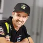 Pebalap Moto2, Thomas Luthi, batal menjajal motor MotoGP Marc VDS untuk pertama kali pada tes selepas seri terakhir musim 2017 di Valencia, 12 November. (Motorsport)