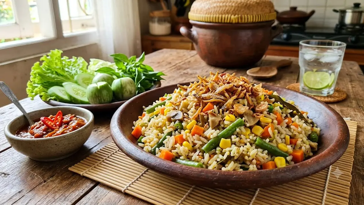 Resep Nasi Liwet Sayur