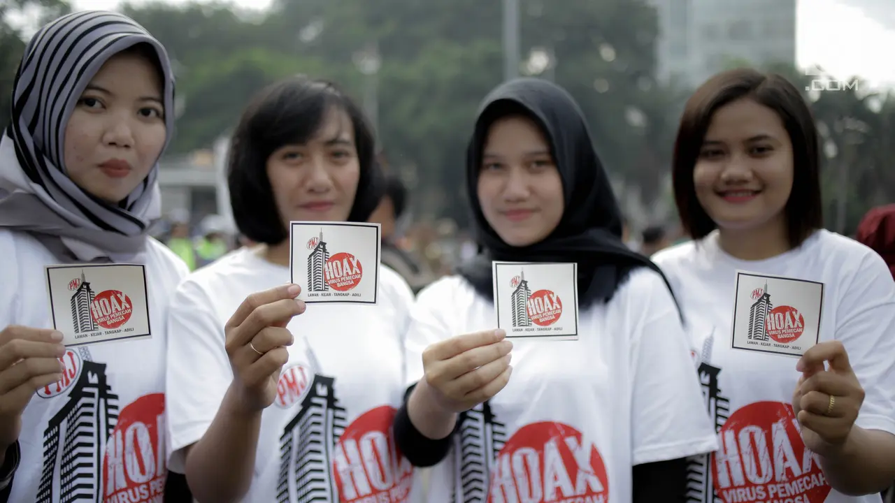 Deklarasi Anti Hoax di Car Free Day