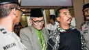 Wakil Rais Aam PBNU, Miftahul Ahyar menjadi saksi ahli dalam sidang lanjutan kasus dugaan penodaan agama dengan terdakwa Basuki Tjahaja Purnama atau Ahok di Auditorium Kementan, Jakarta, Selasa (21/2). (Liputan6.com/Agung Rajasa/Pool)