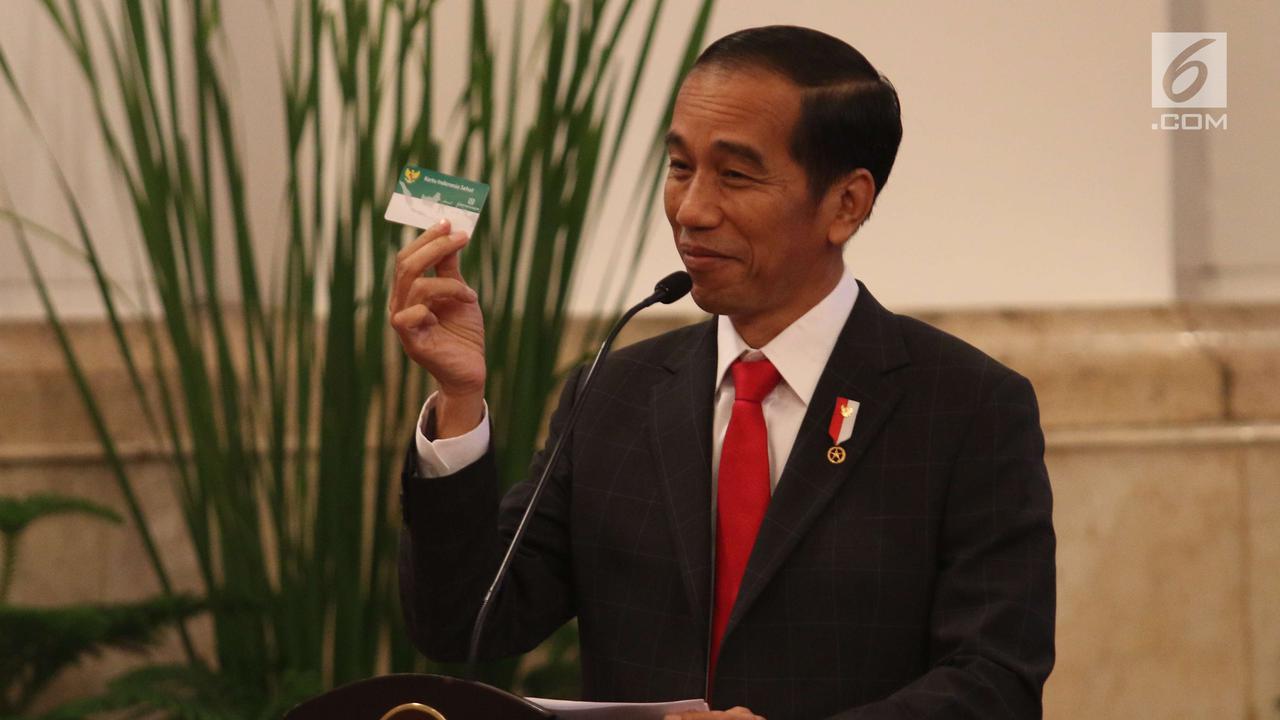Jokowi Gelar Silaturahmi dengan Penerima KIS dan JKN di Istana Negara