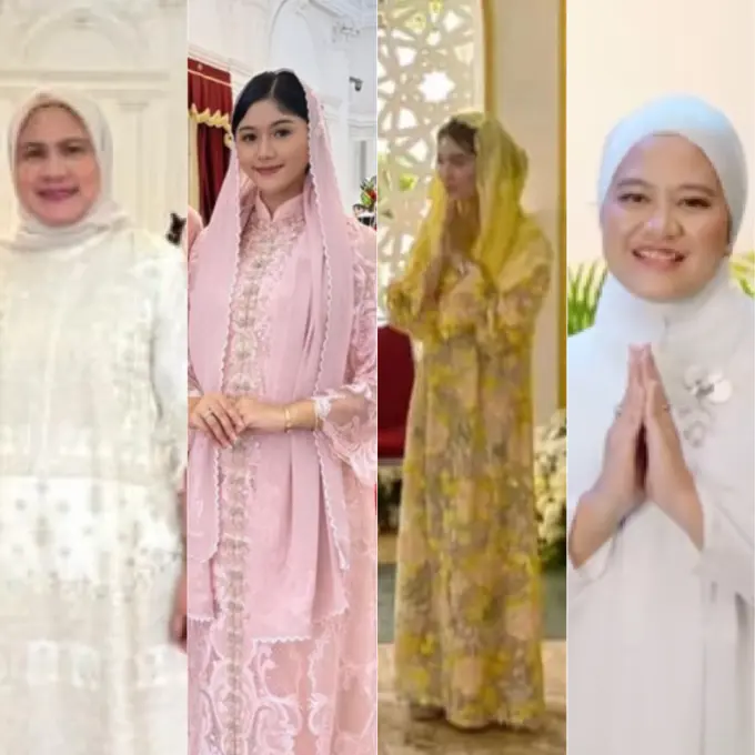 Tampilan Keluarga Jokowi saat Lebaran