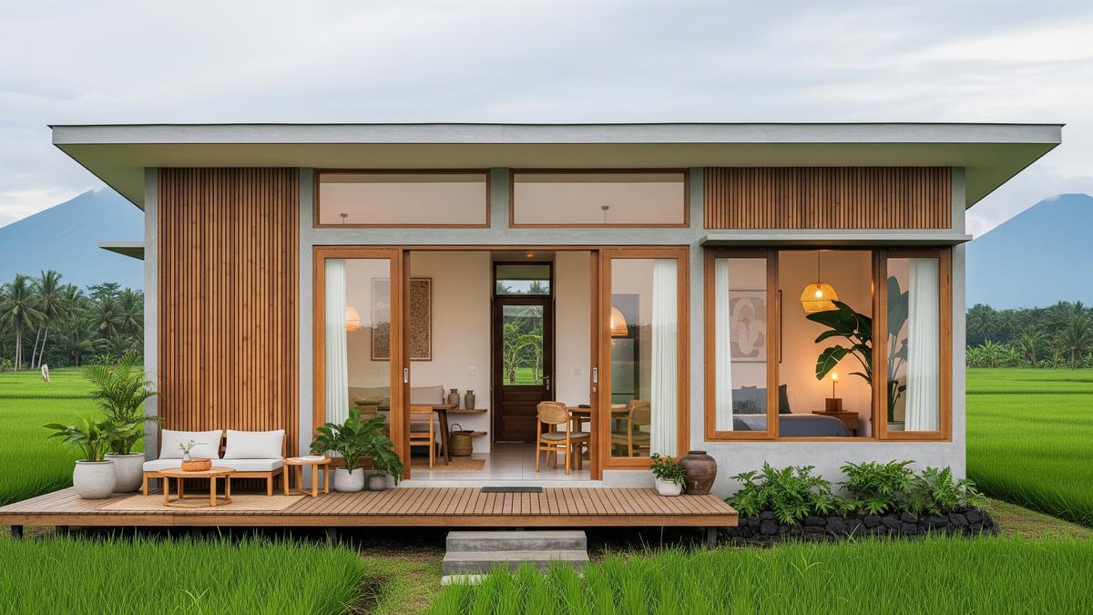 8 Model Rumah Kecil Bergaya Japandi Mewah Terbaru 2025, Nyaman Dihuni