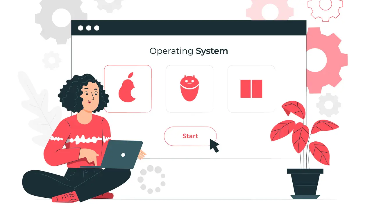Ilustrasi sistem operasi komputer