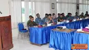 Citizen6, Sidoarjo: Rapat Komando Pasmar-1 yang dihadiri oleh para Komandan Kolak / Satlak dan para Asisten Pasmar-1 ini diselenggarakan atas perintah Komandan Pasmar-1 Kolonel Marinir R. Gatot Suprapto. (Pengirim: Diyat Akmal)