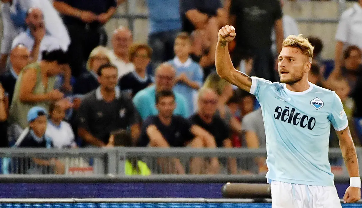2. Ciro Immobile (Lazio) - 9 Gol. (AFP/Alberto Pizzoli)
