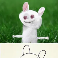 Seorang ayah mewujudkan gambar anaknya jadi nyata, dan hasilnya bikin kamu ogah lihatnya. Kalau yang ini gambar kelinci. Hmm... (Via: boredpanda.com)