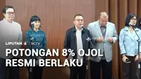 Potongan aplikator 8 persen akan berlaku pada 1 Juli mendatang. Sebelumnya aplikator memungut potongan hingga 20 persen pada pengendara. Hal ini yang pernah dituntut sebelumnya oleh Presiden Prabowo Subianto supaya memperhatikan nasib pengendara ojol...