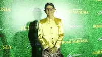 "Belajar bahasa Belanda, Jawa, terus gue juga harus naikin berat badan, numbuhin kumis," ujar Iqbaal Ramadhan di Desa Gamplong, Sleman, Yogyakarta, Kamis (24/5/2018). (Bambang E. Ros/Bintang.com)