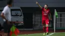 Marko Simic. Striker Persija Jakarta asal Kroasia berusia 33 tahun ini telah melepaskan 14 tembakan yang tepat sasaran dari total 25 percobaan yang dilakukan. Akurasinya mencapai 56 persen dan menghasilkan 5 gol ke gawang lawan dari 9 laga yang dijalani. (Bola.com/Bagaskara Lazuardi)