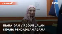 Sidang cerai Inara Rusli dan Virgoun kembali digelar di Pengadilan Agama Jakarta Barat. Inara Rusli dan Virgoun tampak hadir di sidang yang mengagendakan mediasi ini (7/6/2023)