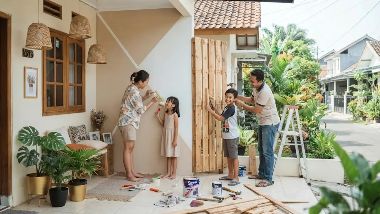 Cara membuat rumah terlihat mahal dengan budget kecil dan cocok untuk isi waktu luang saat weekend bersama anak