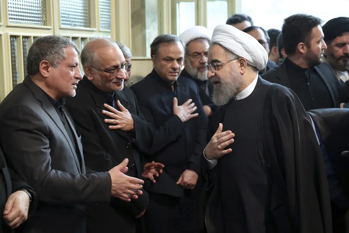 Pemakaman mantan Presiden Iran, Akbar Hashemi Rafsanjani. (AP)