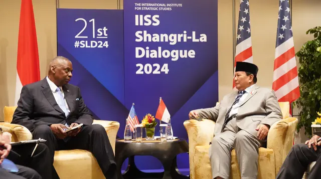Menteri Pertahanan atau Menhan Prabowo Subianto menyampaikan apresiasinya terhadap dukungan Amerika Serikat (AS), dalam hal kerja sama memodernisasi peralatan pertahanan (alutsista) Indonesia. (Istimewa)