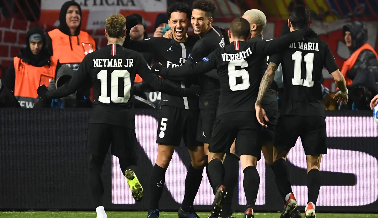 5. PSG – Ambisi PSG untuk menjuarai Liga Champions amatlah besar. Meski perkasa di Ligue 1 namun skuat PSG di Liga Champions memnag perlu perbaikan secara minor demi menyempurnakan skuat yang ada. (AFP/Franck Fife)