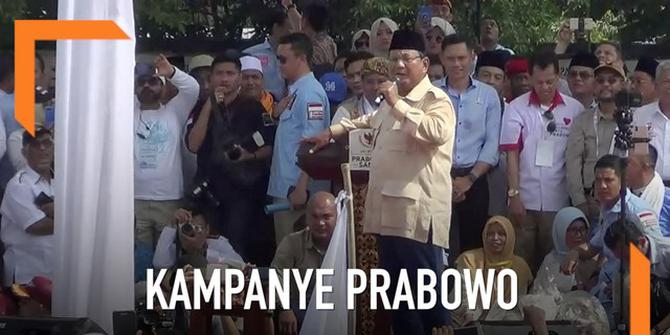 VIDEO: Ini Alasan Prabowo Berkampanye di Kampung Jokowi