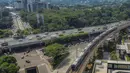 Pengembangan rute baru MRT ini sebagai upaya konektivitas antar wilayah dan mengurai kemacetan. (merdeka.com/Arie Basuki)