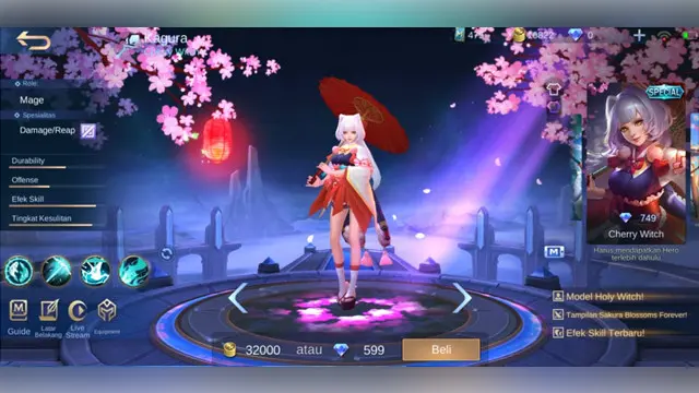 Kagura: Cherry Witch.