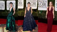 Gaun v-neck yang menjadi favorit selebriti hadiri ajang Golden Globe Awards 2016