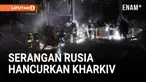 Serangan Rusia menghantam kota Kharkiv, Ukraina, pada malam hari dan menewaskan sedikitnya empat orang serta melukai enam lainnya. Terminal pos di pinggiran kota hancur dan puluhan warga berhasil diselamatkan dari reruntuhan.