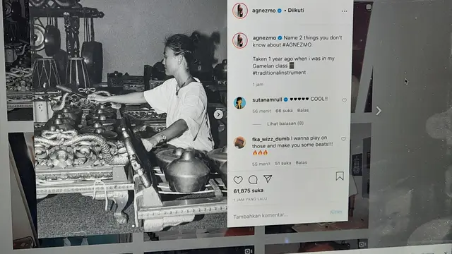 Unggahan Agnez Mo. (Foto: Instagram @agnezmo)