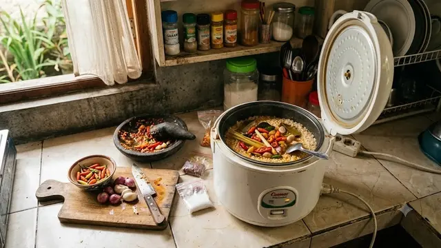 Resep Nasi Pedas Rice Cooker