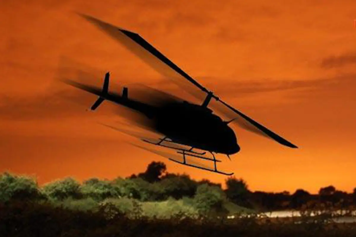 Helikopter jatuh